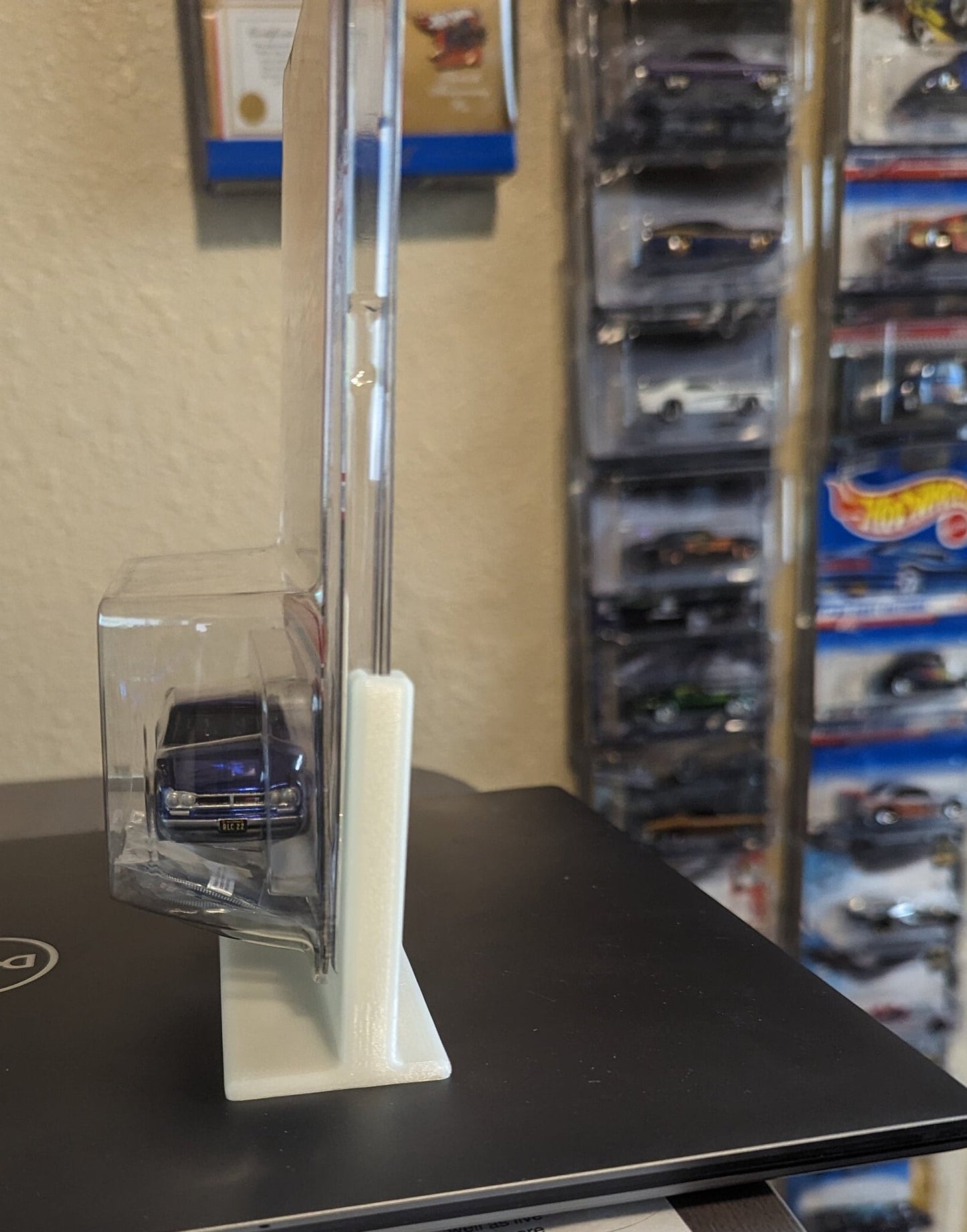 Tabletop Display for Hot Wheels Card in a Protective case - sold as a pair