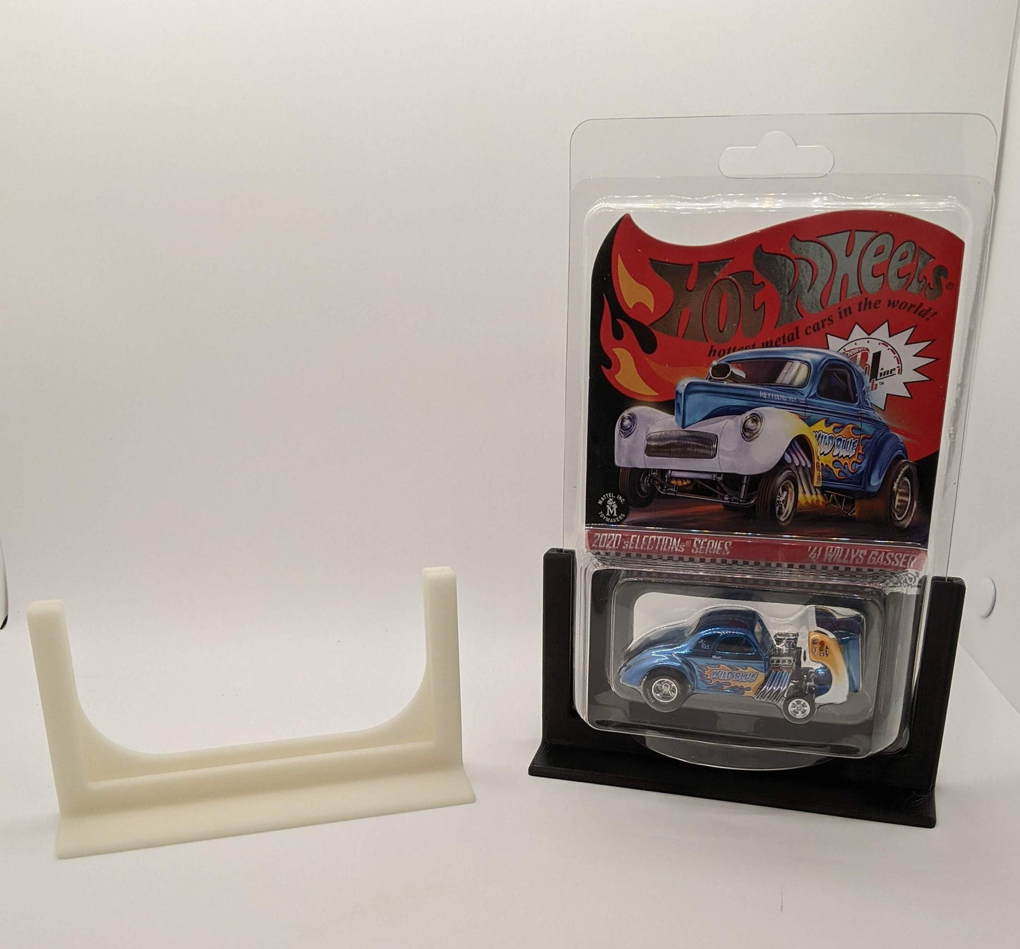 Tabletop Display for Hot Wheels Card in a Protective case - sold as a pair