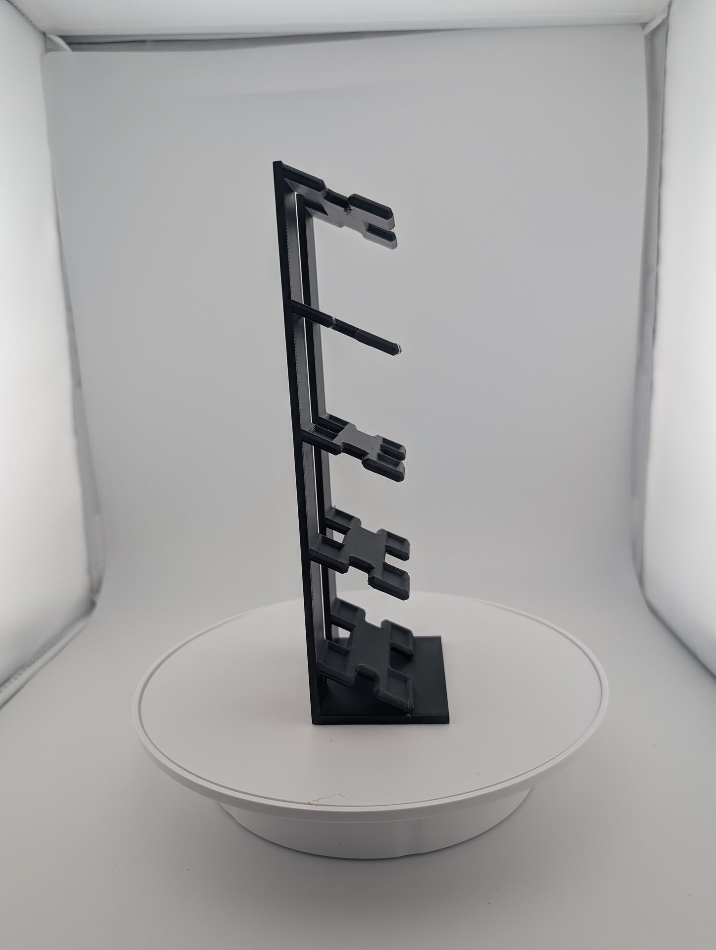 5 car Display with 25 degree angle for 1/64th scale diecast like Hot Wheels, Matchbox and Johnny Lightning