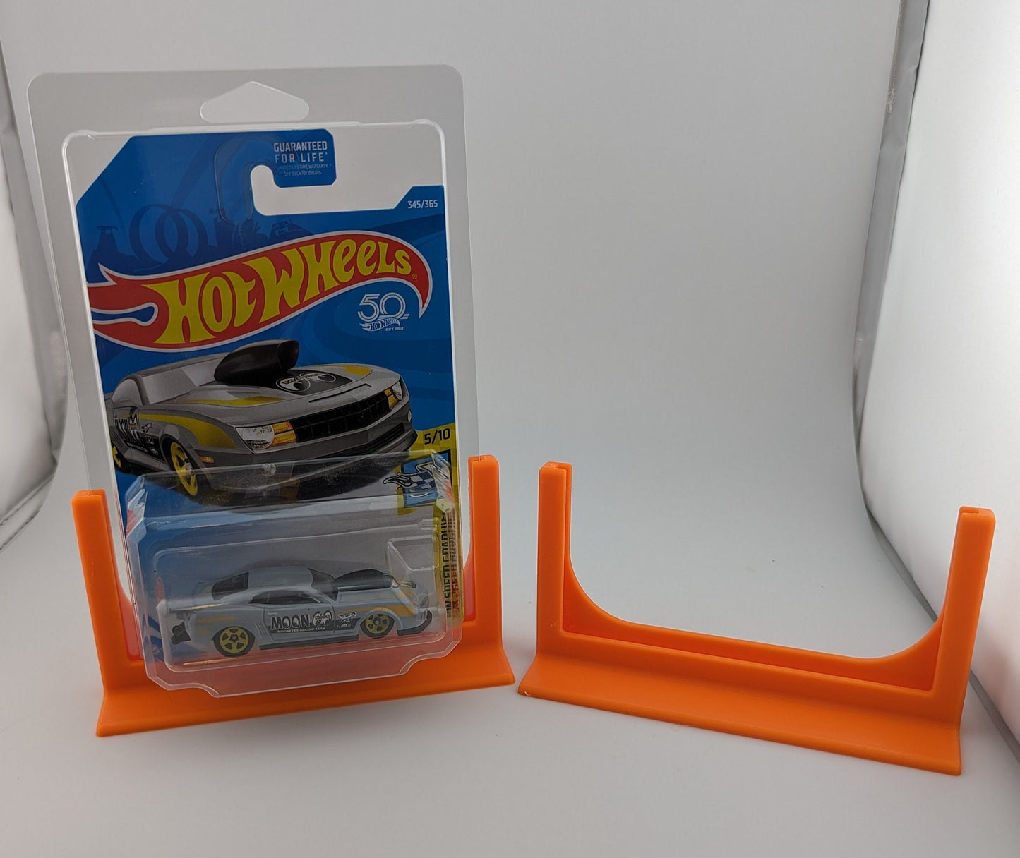 Tabletop Display for Hot Wheels Card in a Protective case - sold as a pair