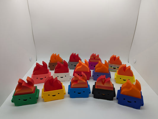 3D Printed Dumpster Fire - Small Size