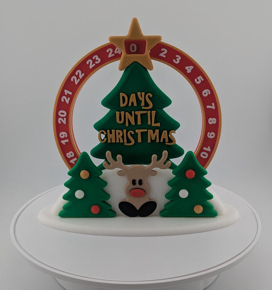 Rudolph Christmas Countdown - 3D Printed