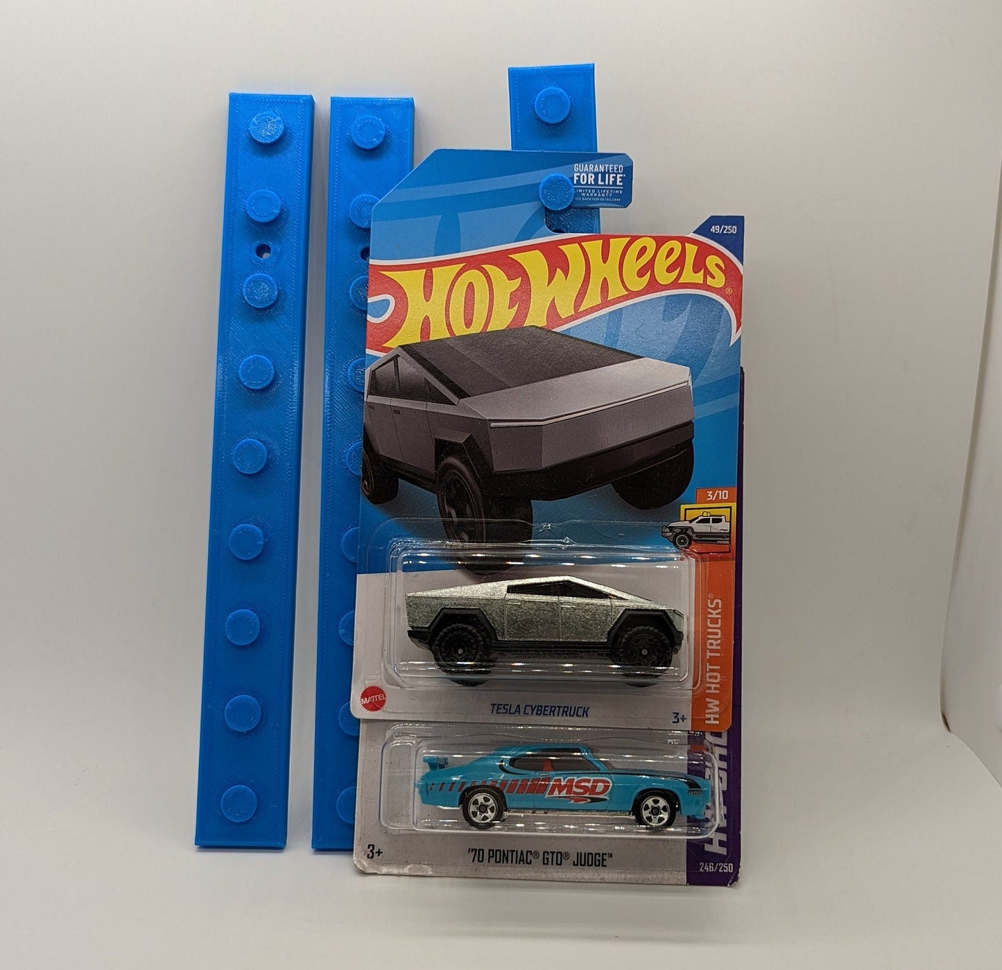 Wall Display for Hot Wheels, MatchBox or anything in a Card display set of 3