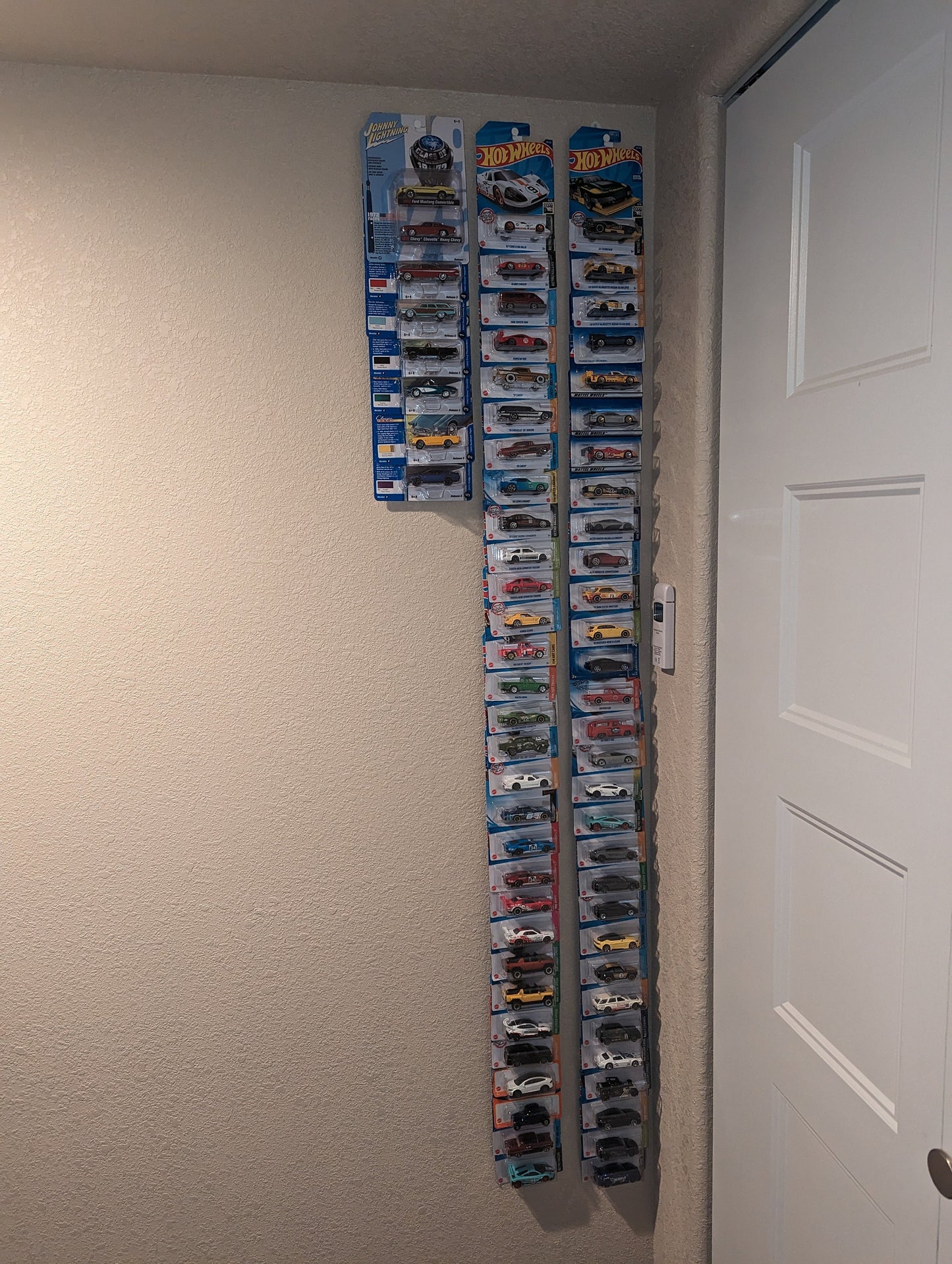 Wall Display for Hot Wheels, MatchBox or anything in a Card display set of 3