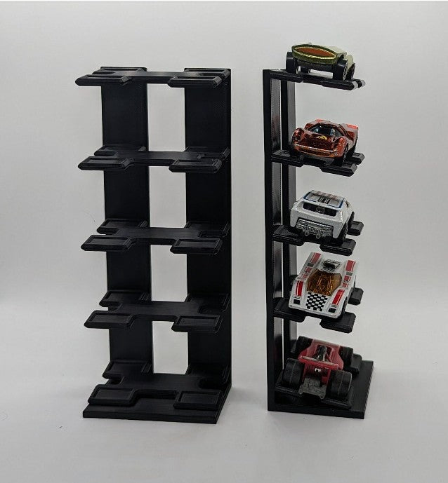 5 car Display for 1/64th scale like Hot Wheels, Matchbox and Johnny Lightning