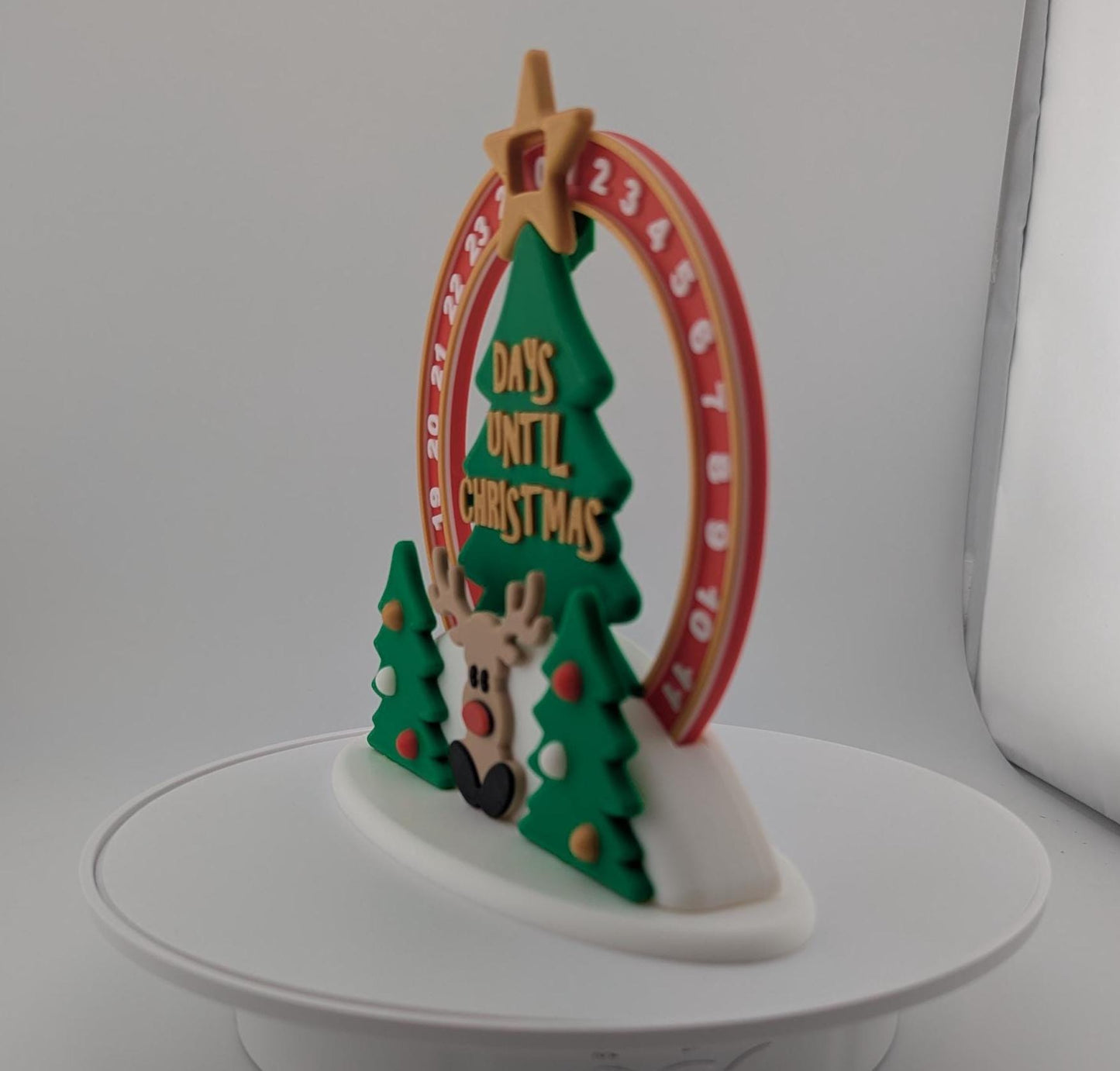 Rudolph Christmas Countdown - 3D Printed